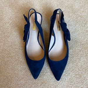 Louise et Cie Blue Suede Heels